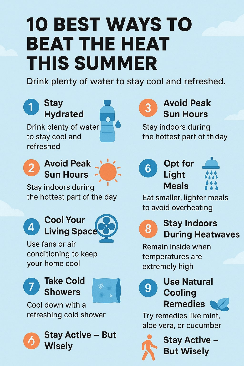10 best ways to beat the heat this summer